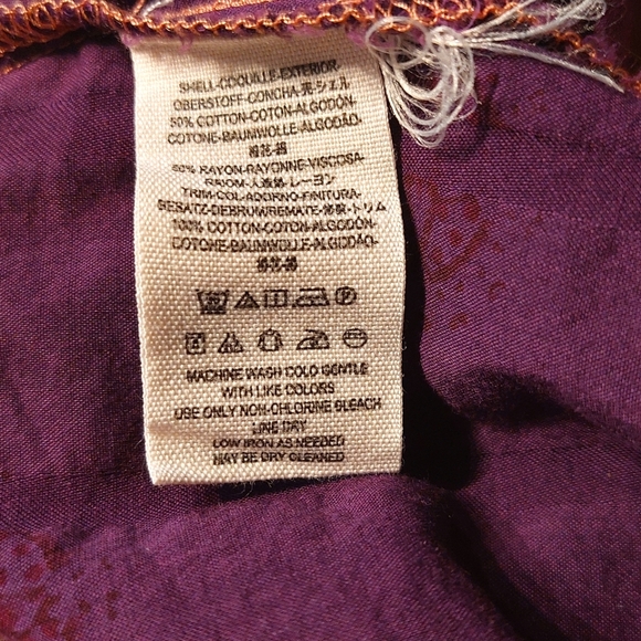 Free People hi-lo boho flutter-sleeve smock dress, size L, EUC - Picture 6 of 6